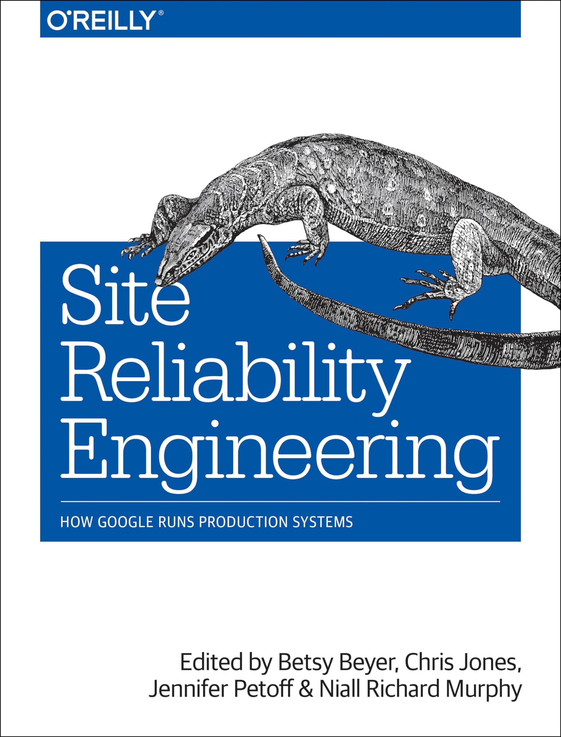 Capa do livro Site Reliability Engineering